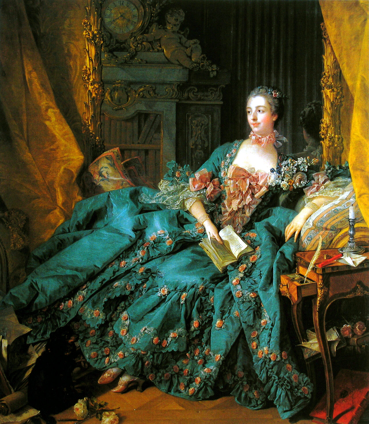 François Boucher, «Madame de Pompadour» (1756)