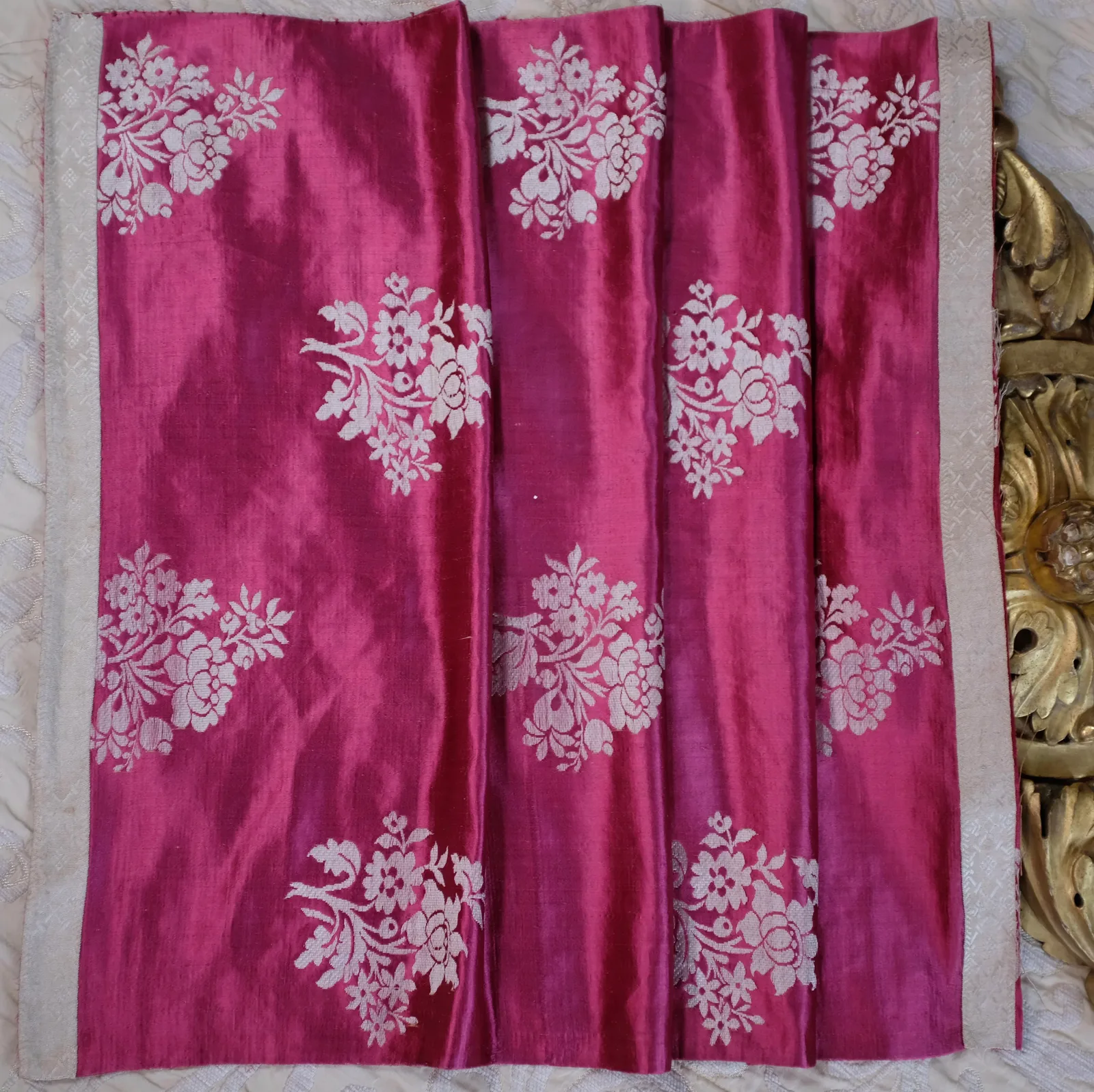 French silk brocade from Lyon, 18th century